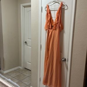 Chiffon maxi dress